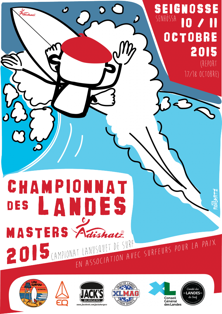 AFFICHE CH DES LANDES SURF 2015 vecto